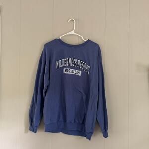 Wilderness Resort Wis Dells blue Crewneck Unisex Large